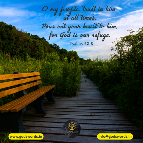 Pour out your heart
